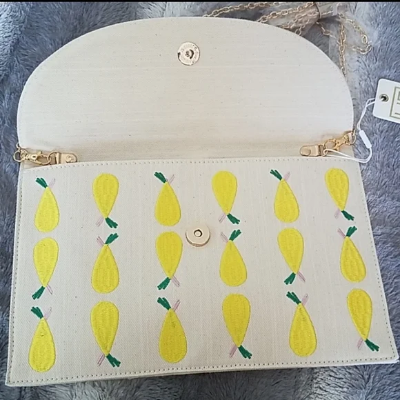 Urban Expressions Lemon Clutch NWT - Picture 7 of 7
